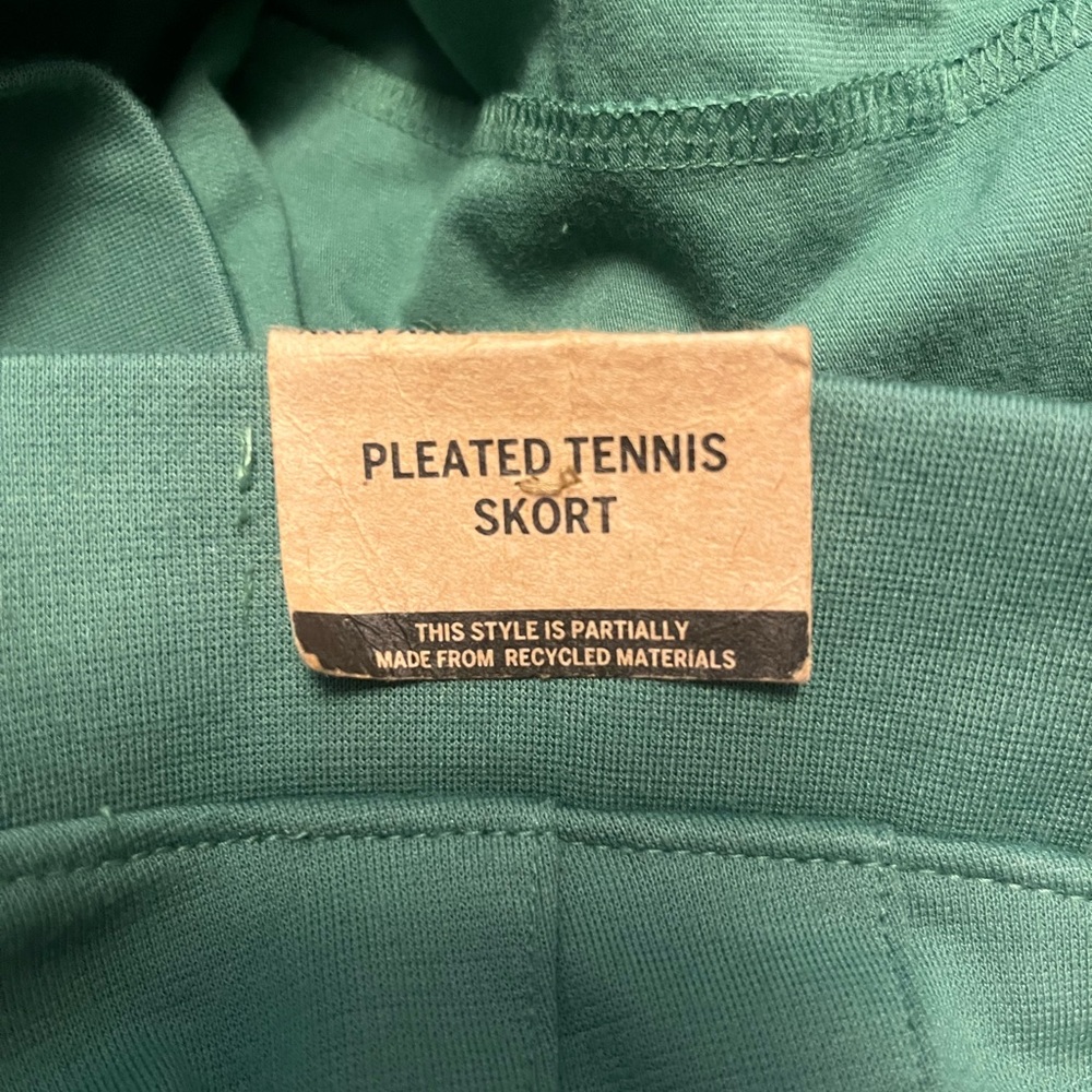 Victoria's Secret/ Pink Green Pleated Active Tennis Mini Skort Size XXL - Picture 5 of 6